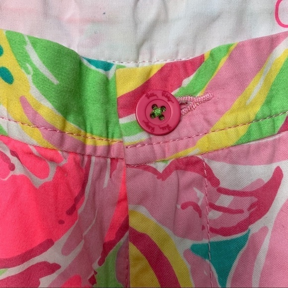Lilly Pulitzer “All Nighter” Buttercup Shorts - Picture 3 of 5
